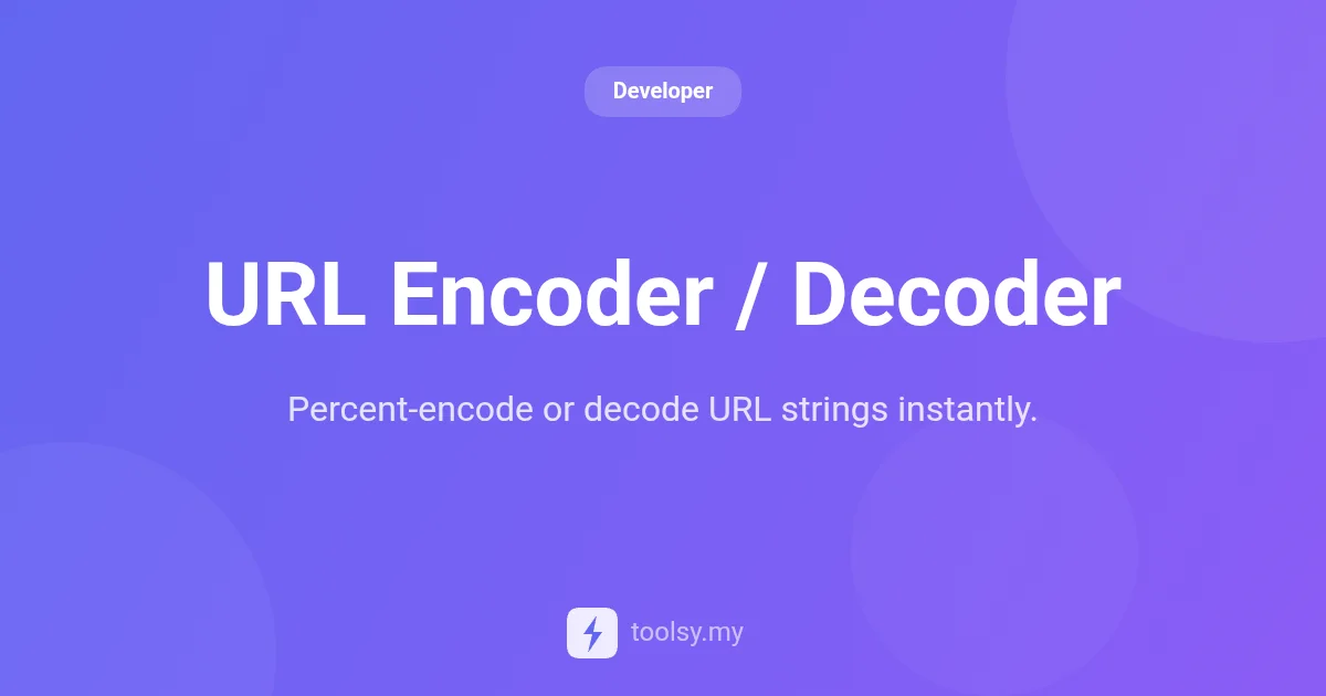 URL Encoder / Decoder: The Complete Guide to Percent-Encoding