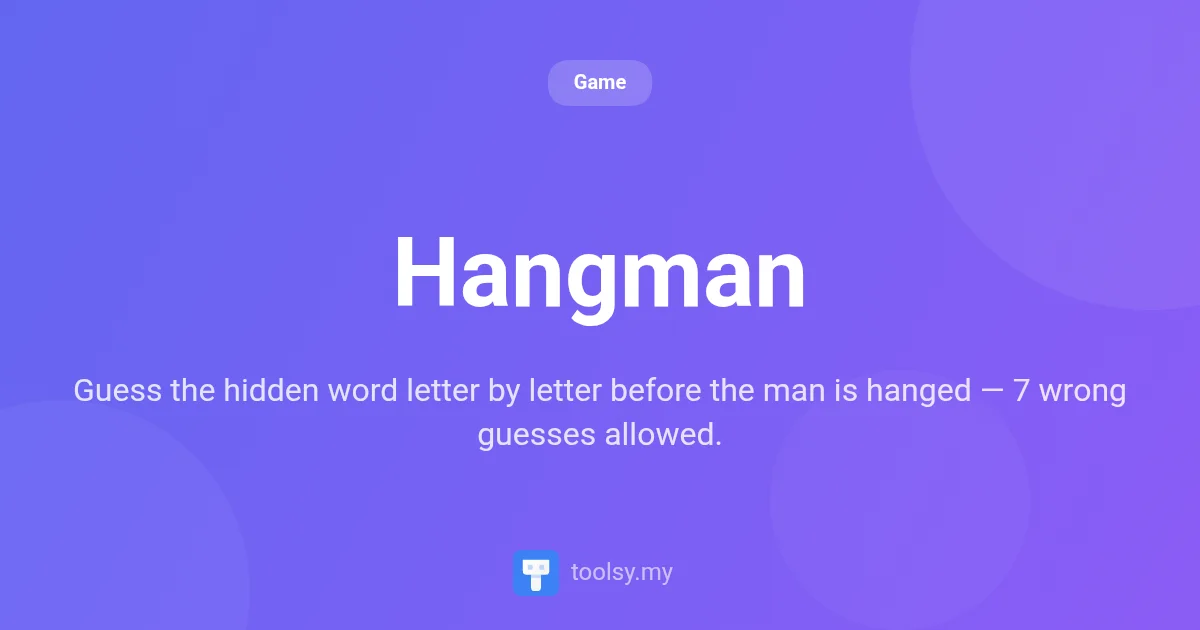 Master the Classic Hangman Word Game: Improve Your Vocabulary Online