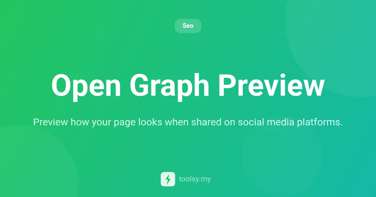 Open Graph Preview: How to Test Your Social Media Share Previews