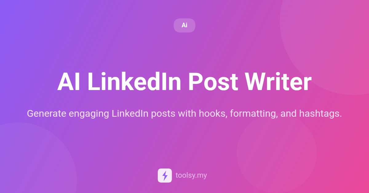 Boost Your Reach with the AI LinkedIn Post Writer: A Complete Guide