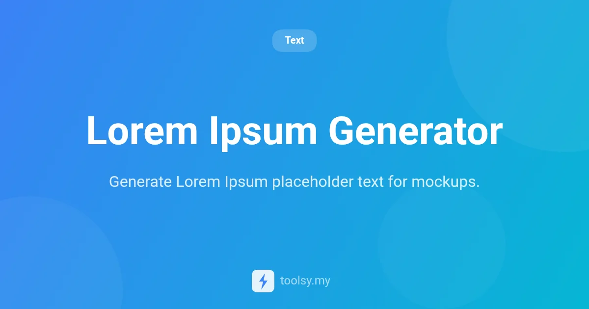 How to Use the Lorem Ipsum Generator for Design and Mockups